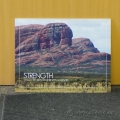 Inspirational Laminated Foam Core Print Wall Decor - "Strength"